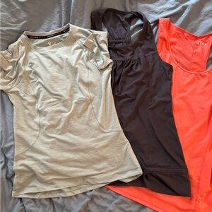 3 Activewear Shirts Bundle | Athleta, Zyia and Spyder |
